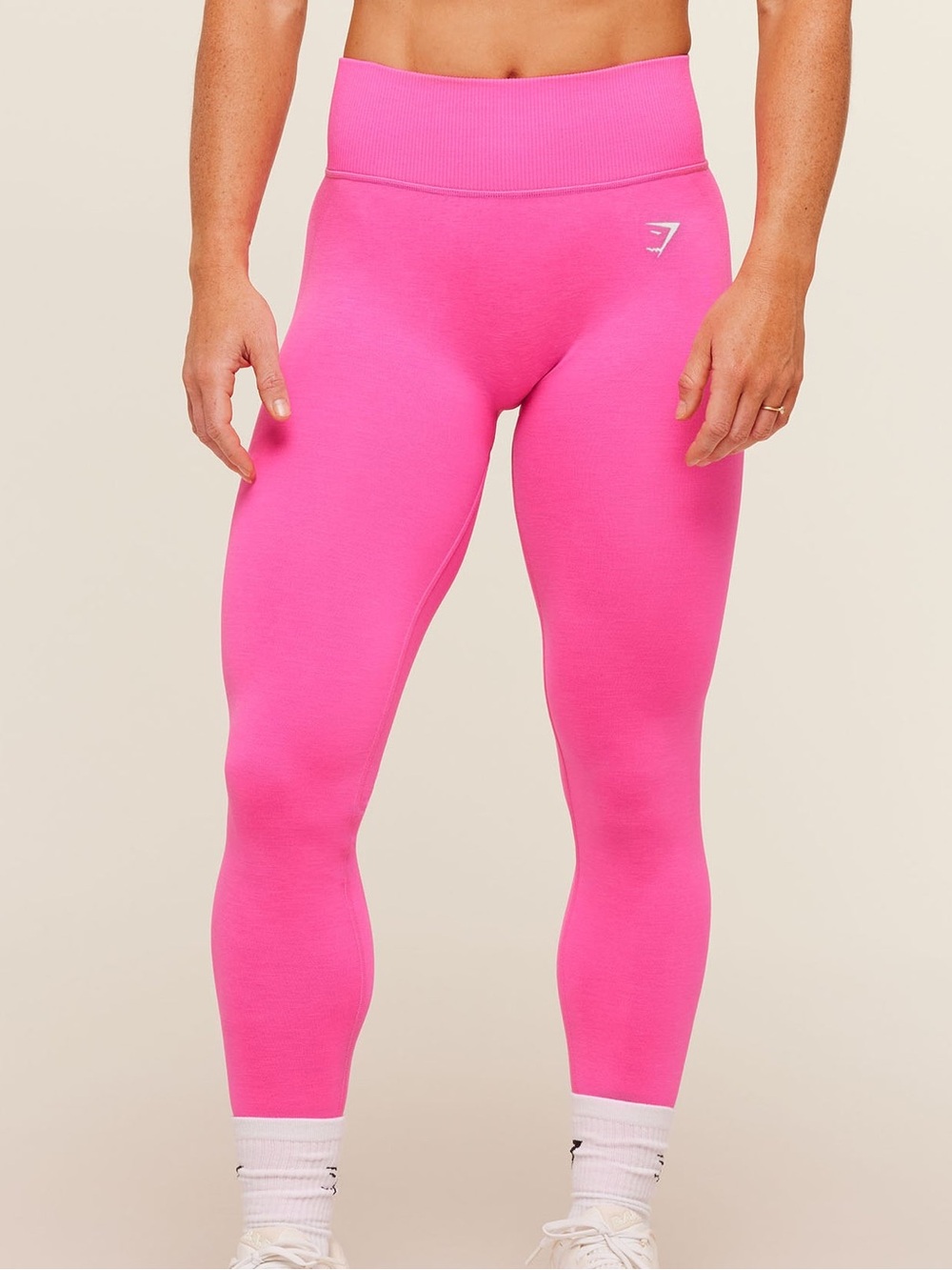 Gymshark electric pink interval Seamless Leggings